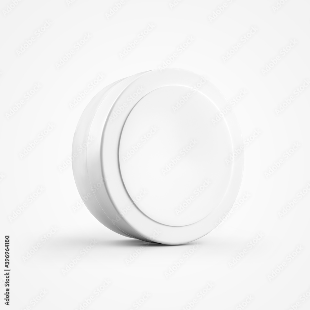 White round jar mockup, plastic bottle for lotion, body cream, isolated on background. White round jar mockup, plastic bottle for lotion, body cream, isolated on background.
