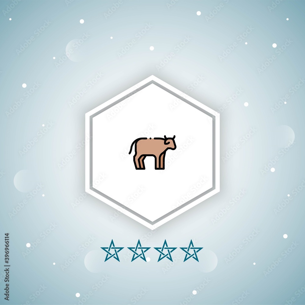 cows vector icons modern cows vector icons modern