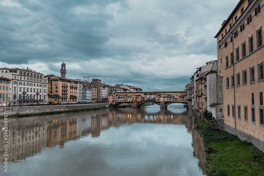 Early winter morning in Florence.