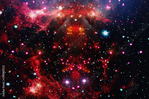 Cosmic galaxy background. Stars and cosmic gas.The elements of this image furnished by NASA.