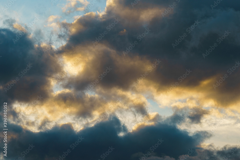 Clouds at sunset
