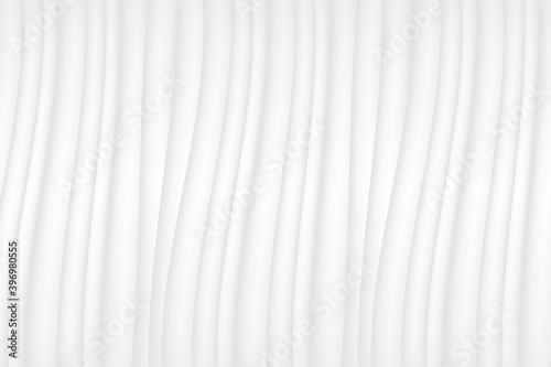 White Curtain Background. Luxury. Vector Illustration