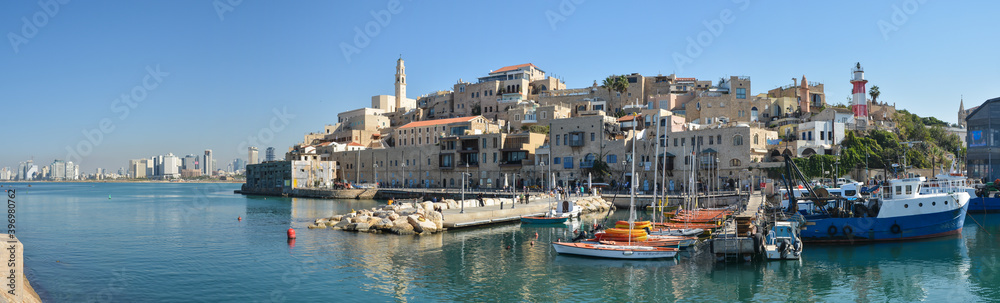Harbor of the Old City of Jaffa.