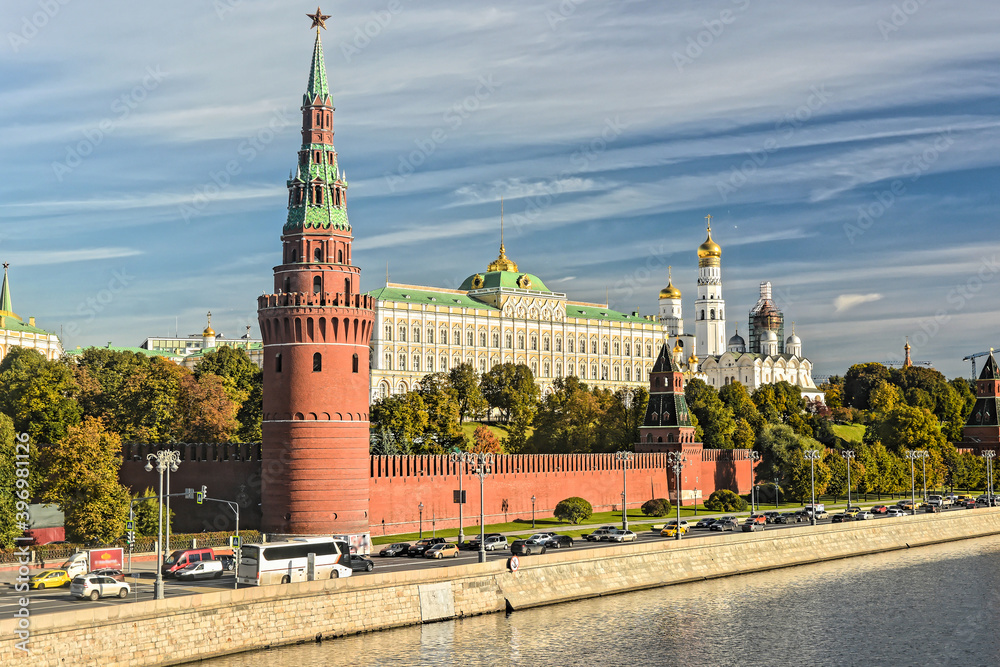 The Moscow Kremlin.