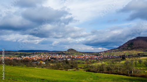 Blick über Beuren, Albvorland, LKR Esslingen, Baden-Württemberg photo