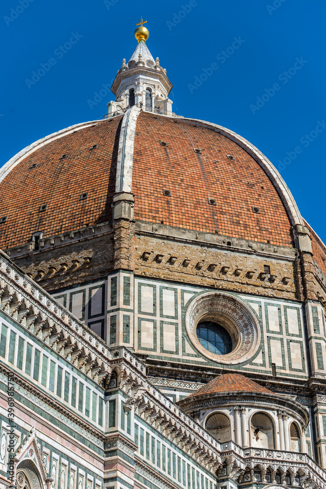 Kuppel der Kathedrale Santa Maria von Brunelleschi in Florenz, Italien
