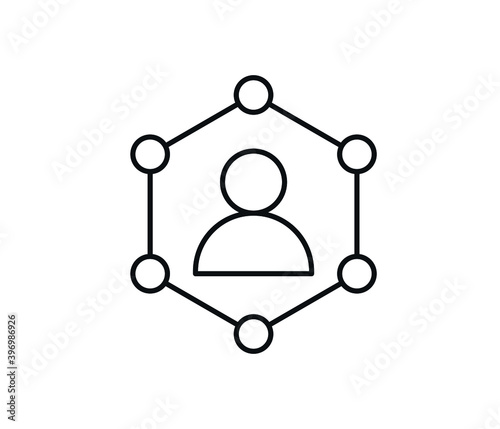 Avatar vector icon. Simple element illustration Avatar vector icon.
