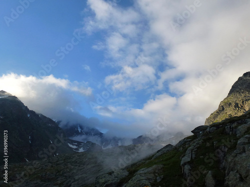 Stubai high-altitude hiking trail, lap 6 in Tyrol, Austria