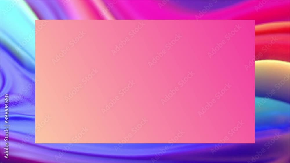 Stylish 3D Abstract Animation Color Wavy with tex space.