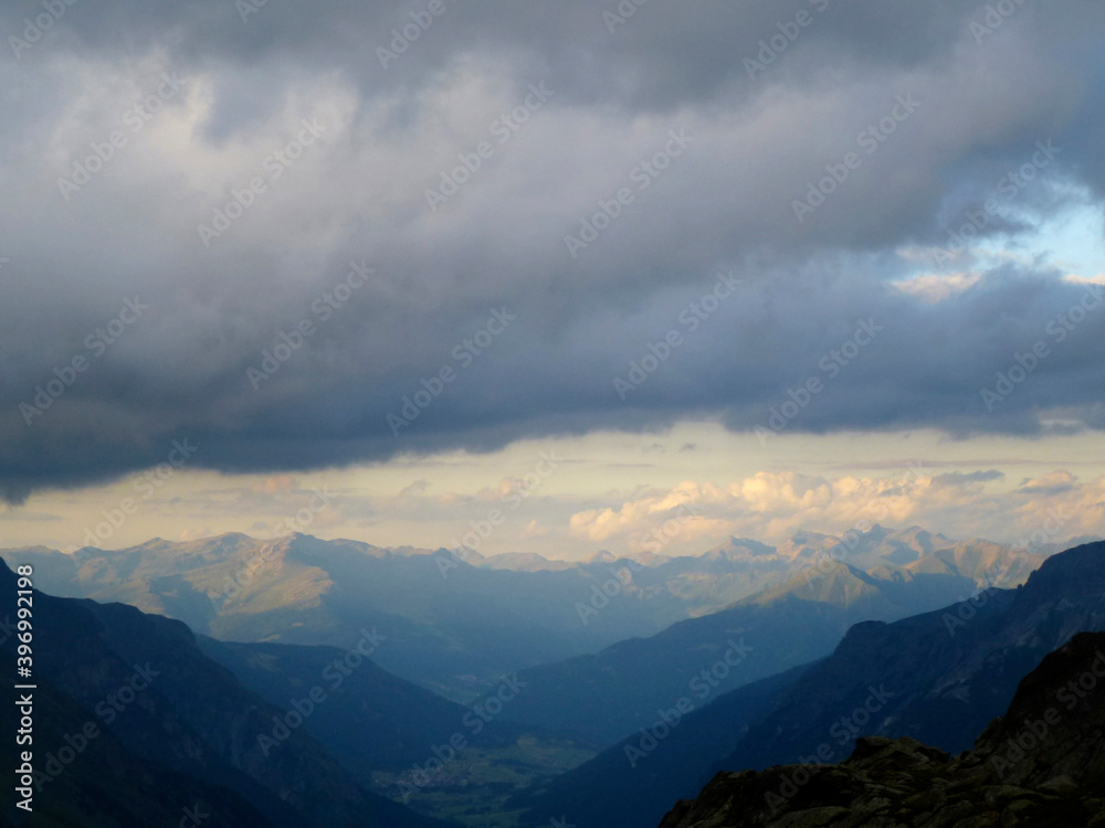 Stubai high-altitude hiking trail, lap 7 in Tyrol, Austria