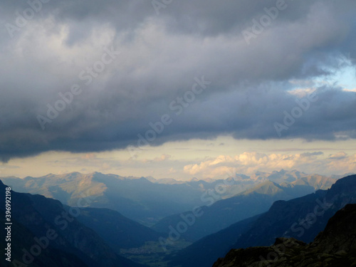 Stubai high-altitude hiking trail, lap 7 in Tyrol, Austria