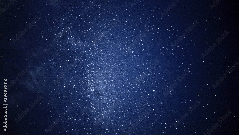 stars at the sky