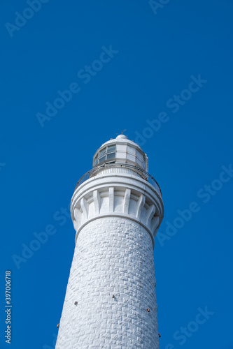 出雲日御碕灯台の上部 島根県出雲市大社町 The top of Izumo Hinomisaki Lighthouse in Taisha town, Izumo city, Shimane pref. Japan.