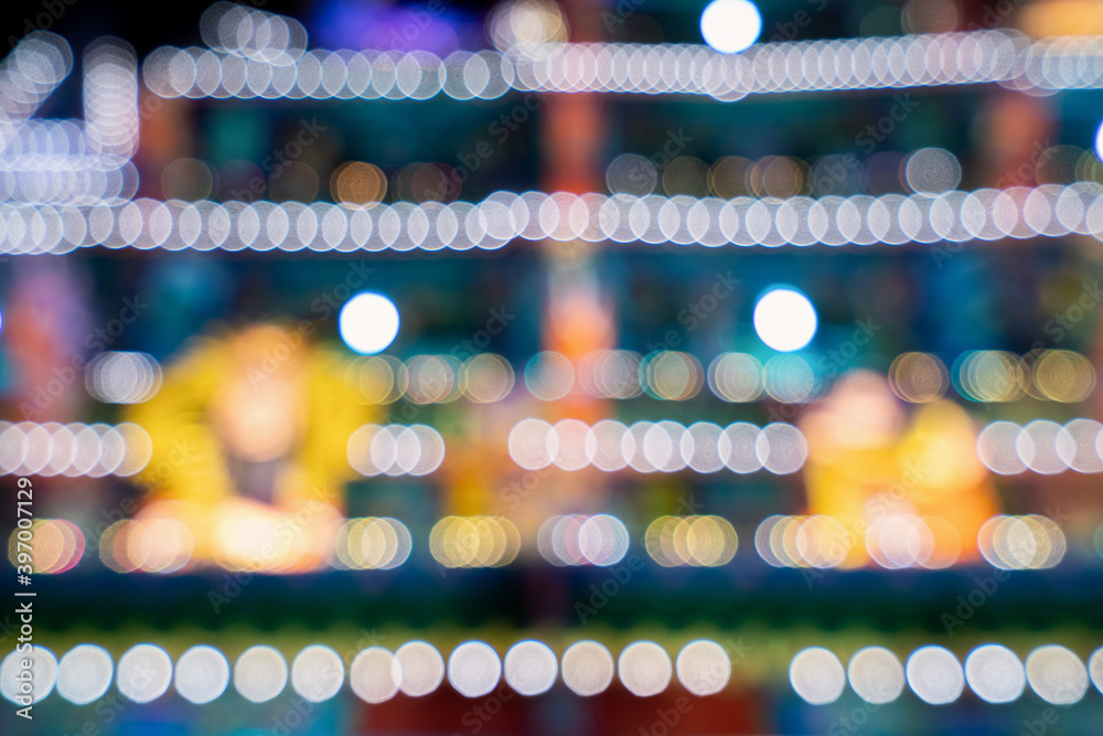 Christmas light decoration blurry background festive concept Christmas light decoration blurry background festive concept