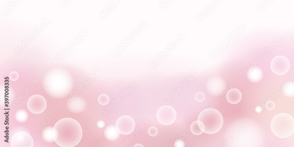 春の雪どけ 優しいピンク色の素材背景 2 1比率 下に装飾 Stock Vector Adobe Stock