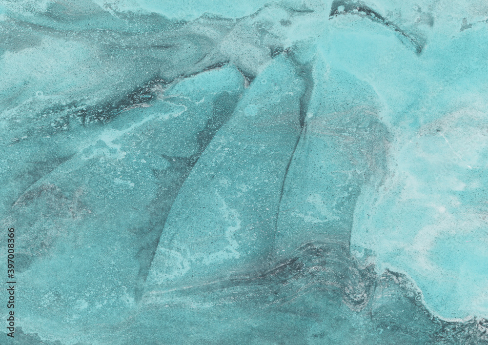 Obraz premium Niebiesko turkusowe tło tekstrura, kamień marmur.