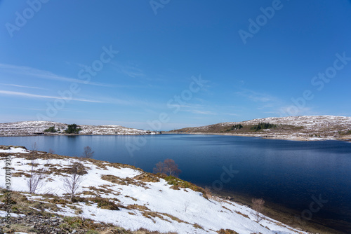 View from Lisjevatnet, Ulstein, Norway 