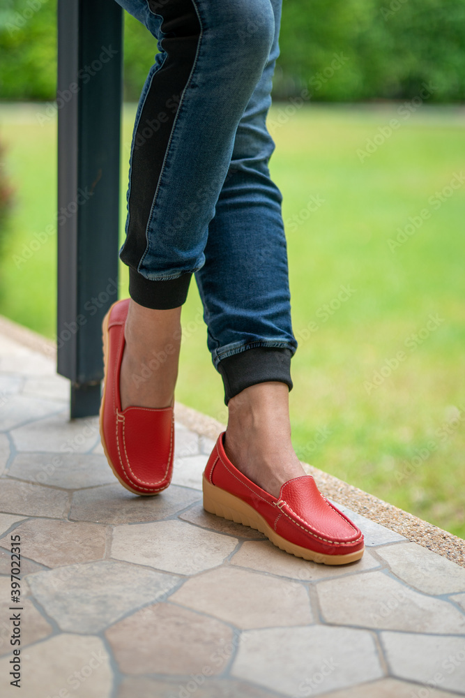 Comfortable shoes, Asian Female, Move ahead with your heartful confident. Portrait of a young woman walking on a happy day. Comfortable shoes, Asian Female, Move ahead with your heartful confident. Portrait of a young woman walking on a happy day.