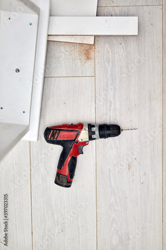 Handyman's cordless drill for fixing furniture and various things.