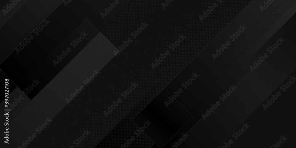 Black abstract background with dark concept. Vector Illustration. Suit for social media post story and presentation template.