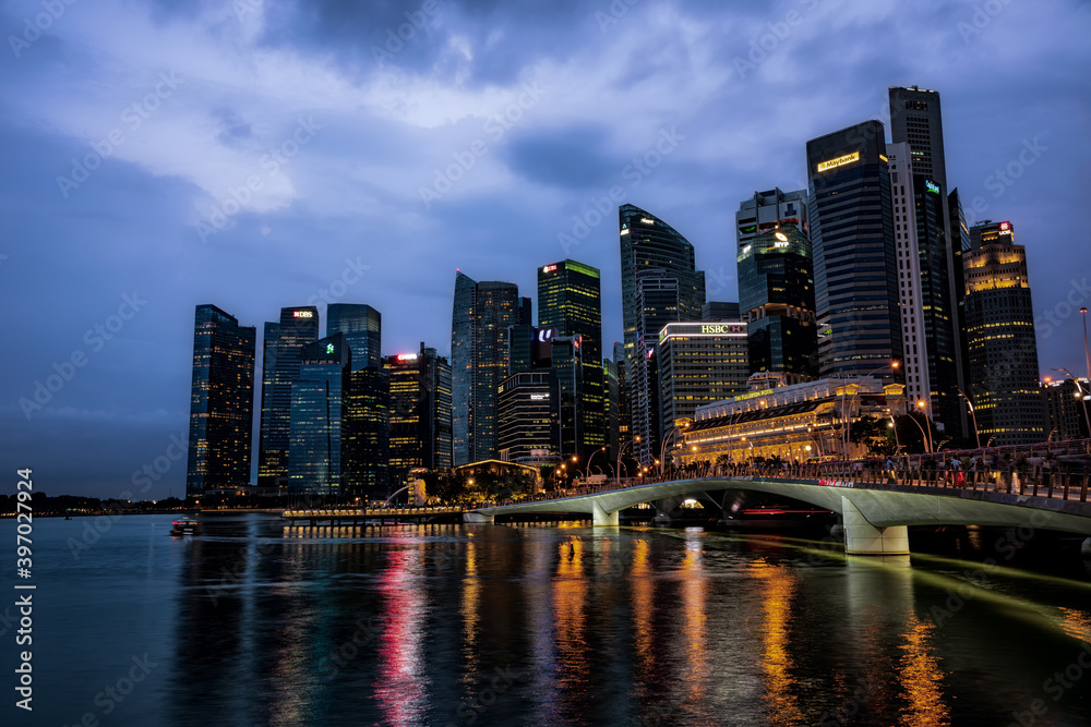 シンガポール夜景