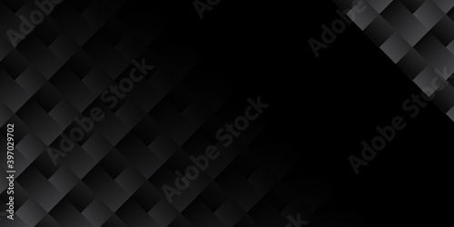 Black abstract background with dark concept. Vector Illustration.