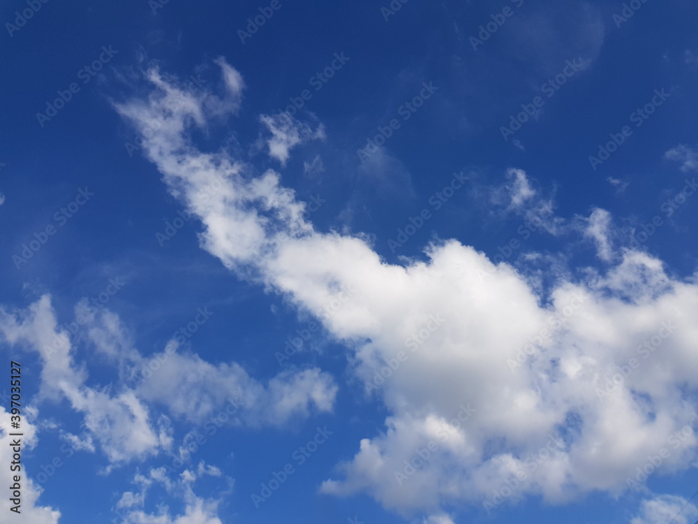Sky blue background and beautiful clouds on a clear day. Sky blue background and beautiful clouds on a clear day.