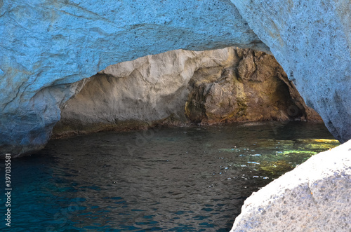 Ponza island detail.