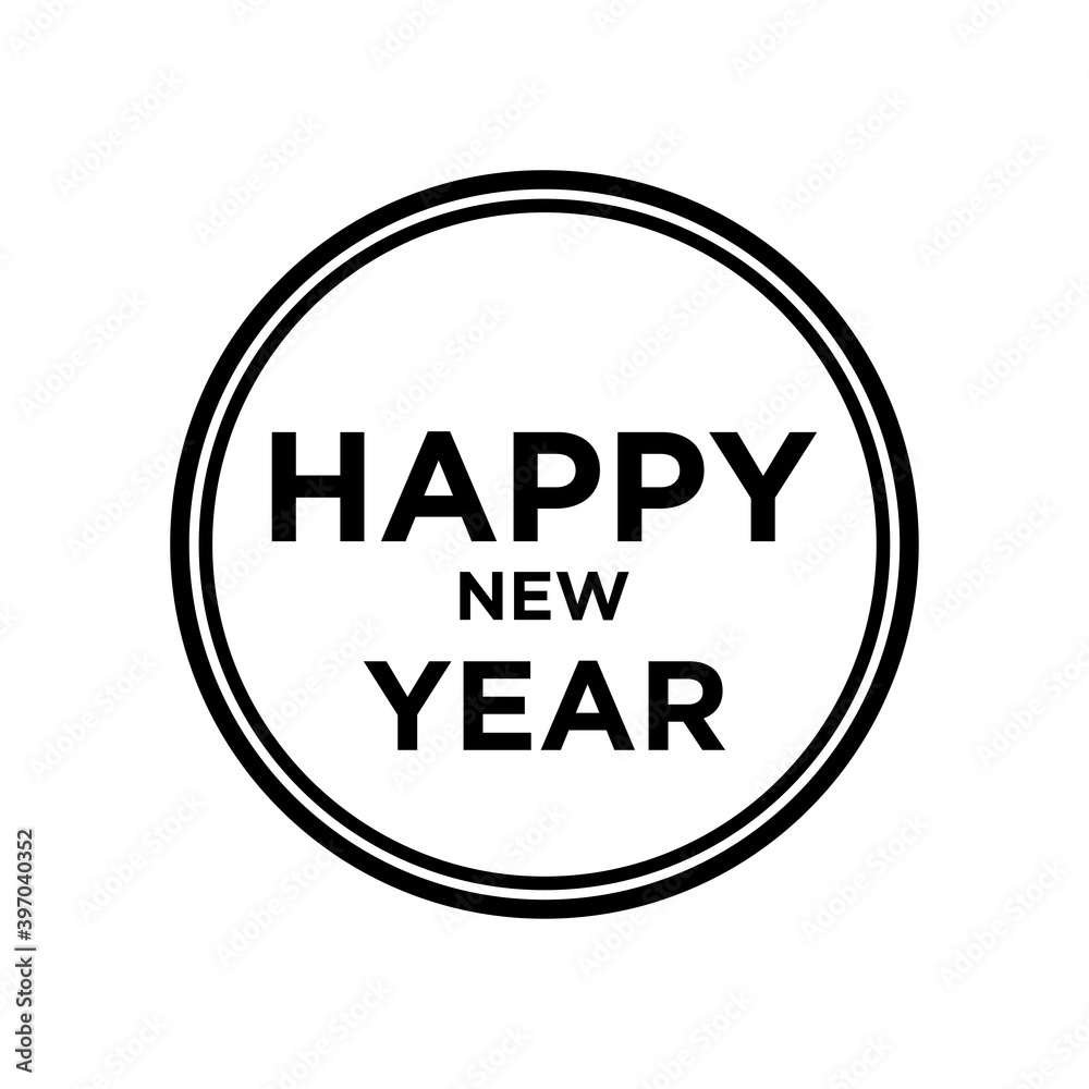 Happy New Year Sign