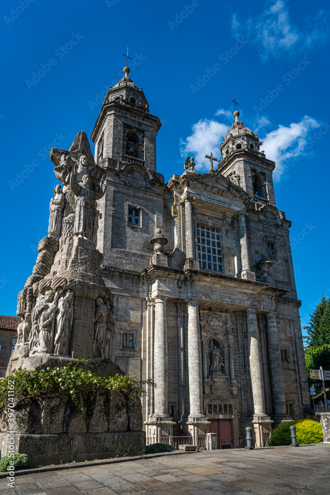 Fototapeta premium Church in Santiago de Compostela, Spain