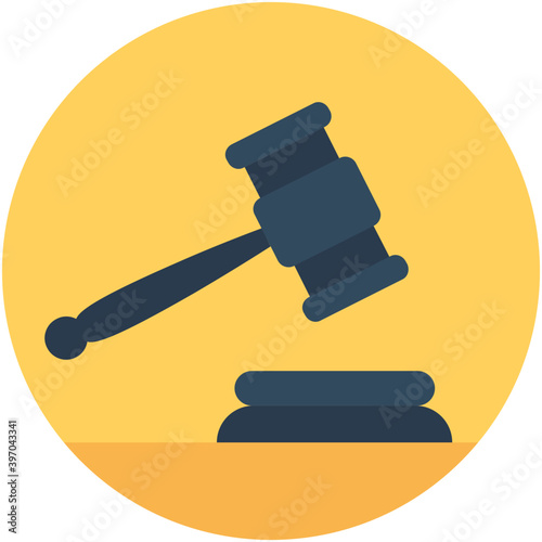 
Bid Flat vector Icon
