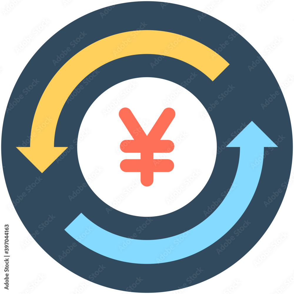Yen Exchange Flat vector Icon
Yen Exchange Flat vector Icon