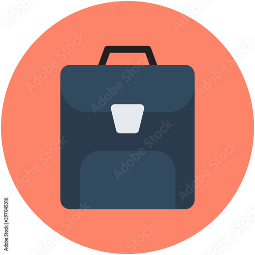 Backpack Vector Icon