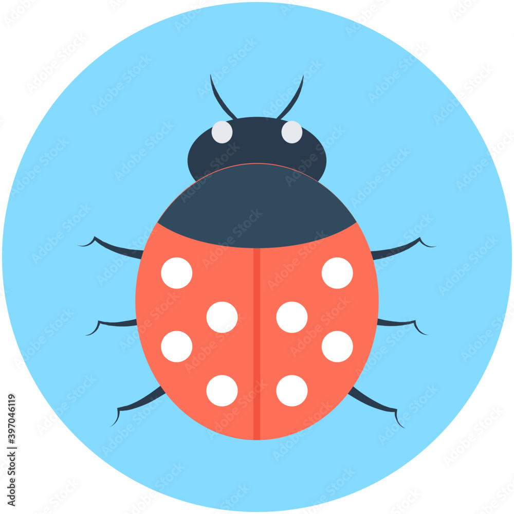 Obraz premium Bug Vector Icon
