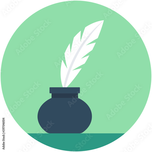 Feather Pen Vector Icon