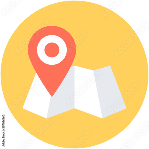 Free Download GPS Flat Vector Icon  - GFXLoad