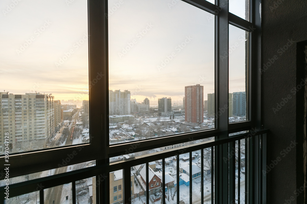 view from the balcony of the apartment building