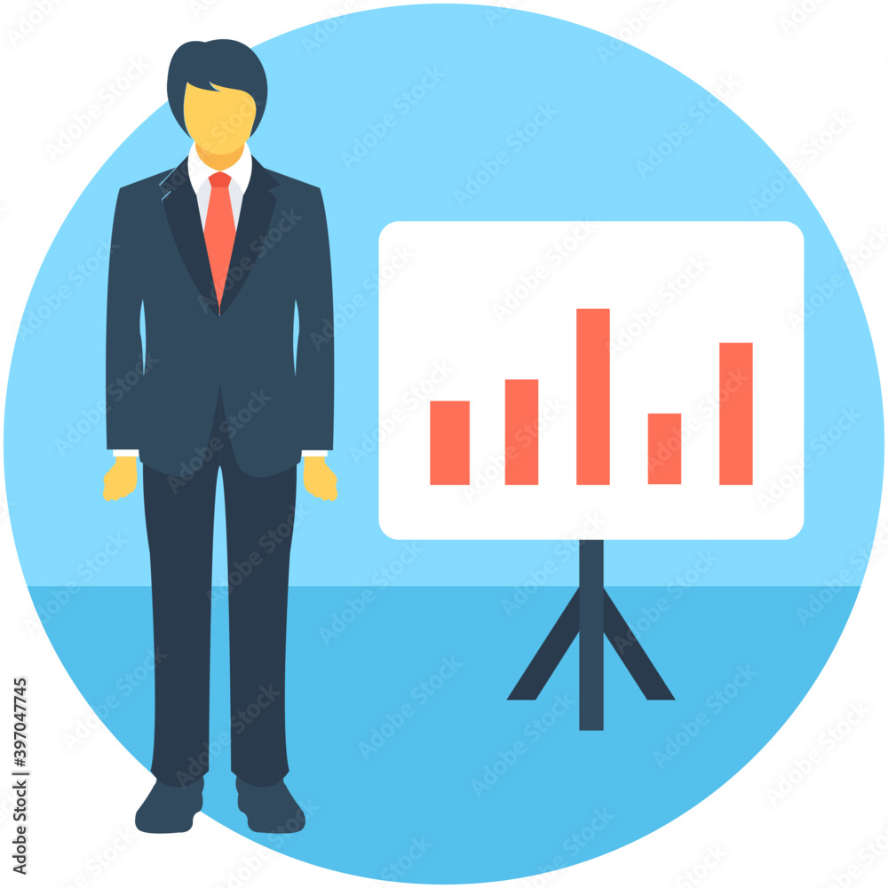 Businessman Flat Vector Icon
Businessman Flat Vector Icon