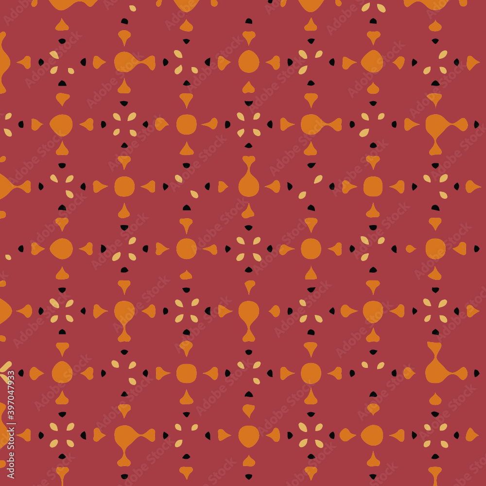 seamless pattern with hearts