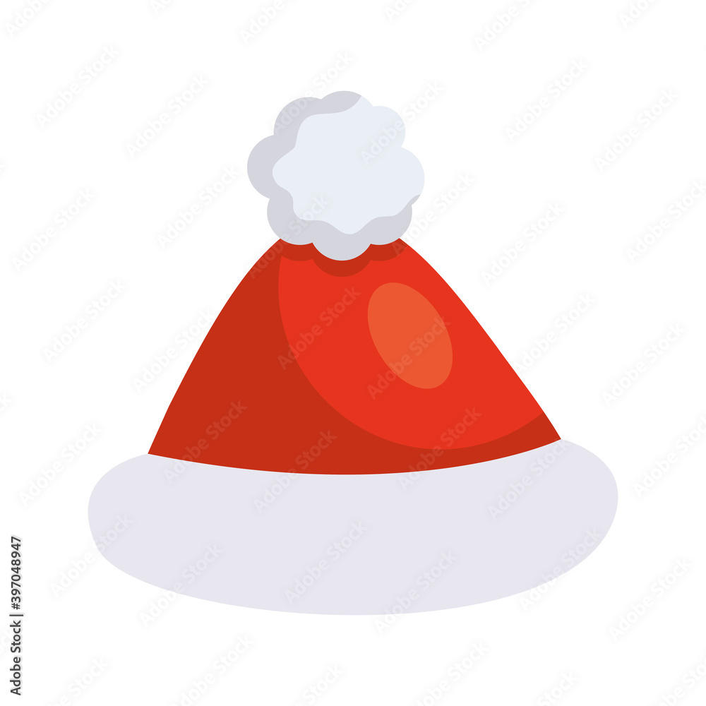 merry christmas santas pointed hat vector design merry christmas santas pointed hat vector design