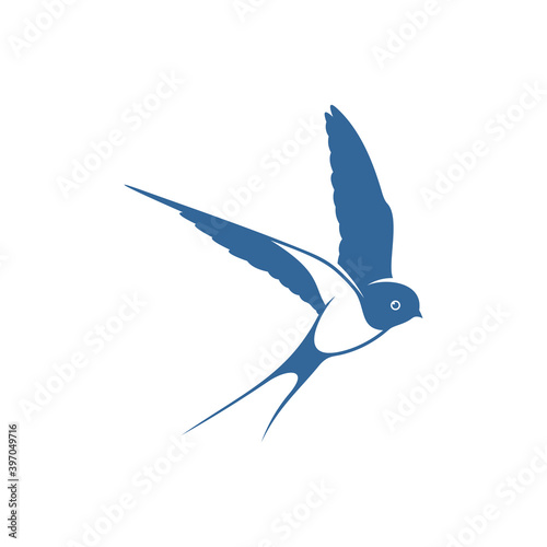 Swallow logo vector template, Creative swallow logo design concepts, icon symbol, illustration