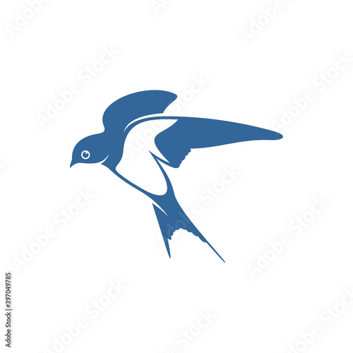 Swallow logo vector template, Creative swallow logo design concepts, icon symbol, illustration