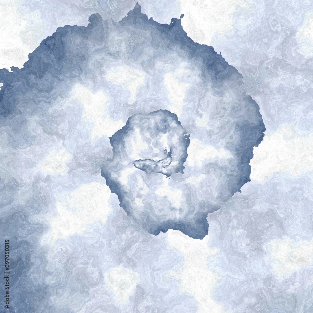 Fototapeta premium shades of pastel blue as intricate spiral used to generate variations shapes patterns and designs