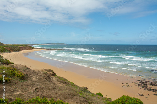 The view over the Surf Beach on Phillip Island, Victoria, Australia