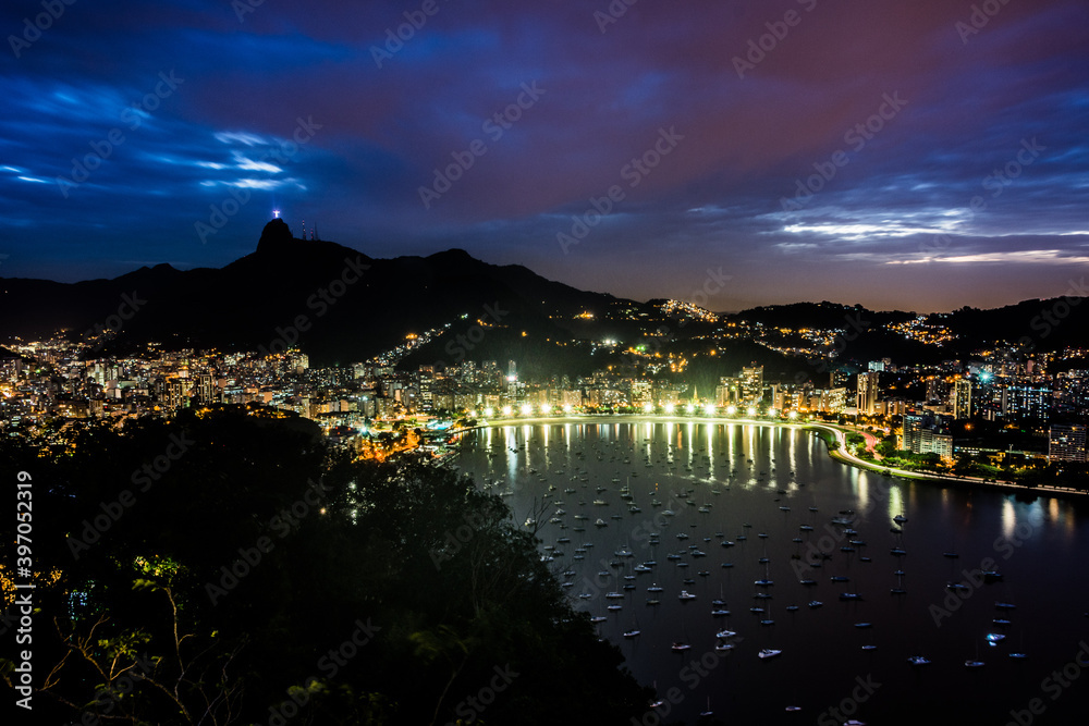 night view of Rio de Janeiro