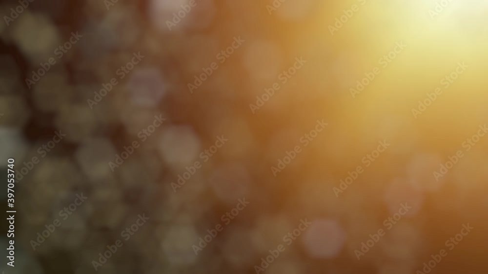 Abstract motion background shining gold blur particles background 4K loop video animation