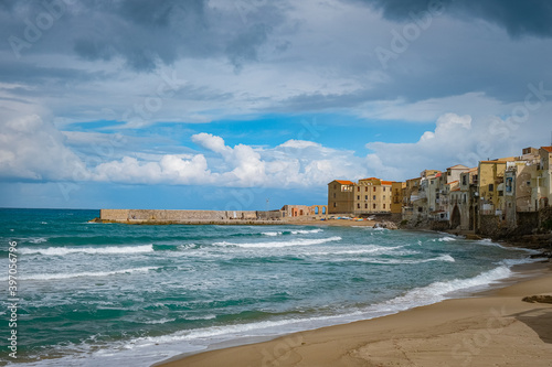 Cefalu, medieval village of Sicily island, Province of Palermo, Italy. Europe photo