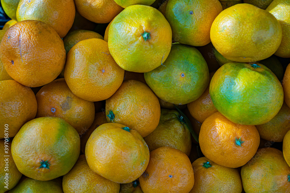 ripe orange tangerines in a box ripe orange tangerines in a box