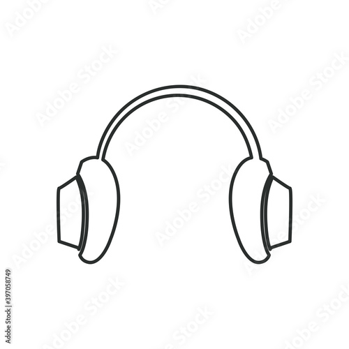 music headphone icon vector design