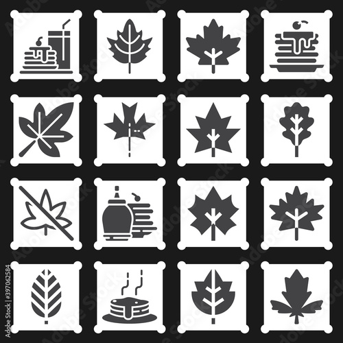 16 pack of perhaps  filled web icons set